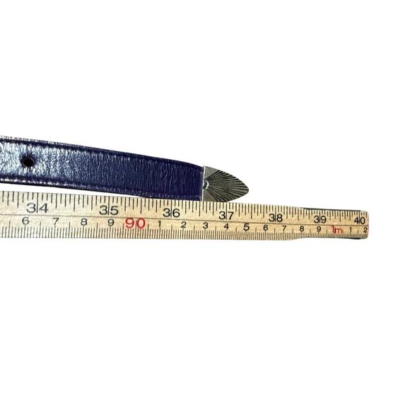 Silver Creek Leegin Purple Leather Western Belt Southwest Concho 30 main image 9
